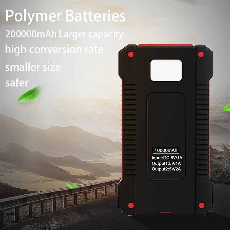 Solar panels of the Expedition Max 200K Power Bank in action, converting sunlight into electrical energy, perfect for sustainable charging in remote locations.
