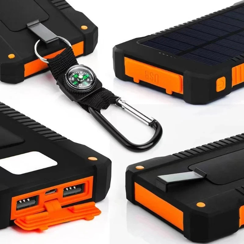 Close-up view of the Expedition Max 200K displaying its digital power level indicator and robust plastic casing, ideal for outdoor use.