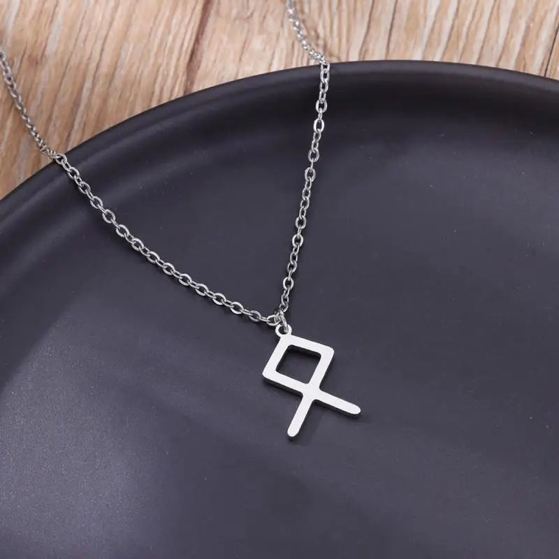 Mystic Runes Elegance Necklace – Personalized Elder Futhark Charms