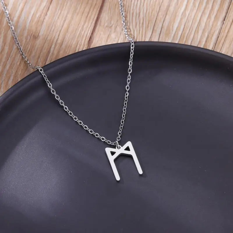 Mystic Runes Elegance Necklace – Personalized Elder Futhark Charms
