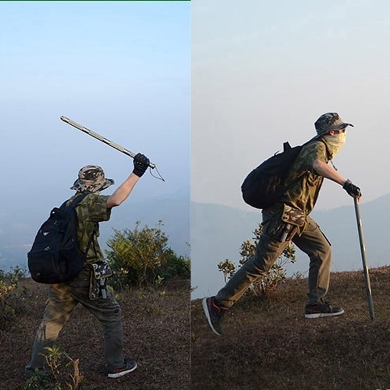 Survivor's Edge folding shovel, the ultimate multi-tool for outdoor enthusiasts