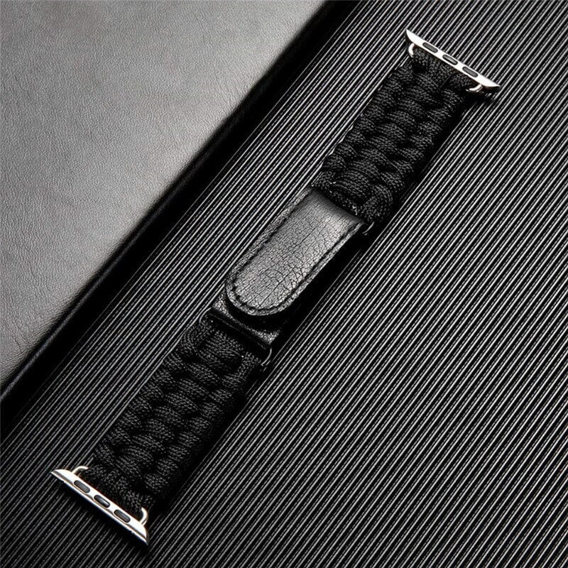 Stand out with a unique accessory for your Apple Watch - our Sporty Nylon band with a survival rope design. Compatible with all models, durable and stylish.