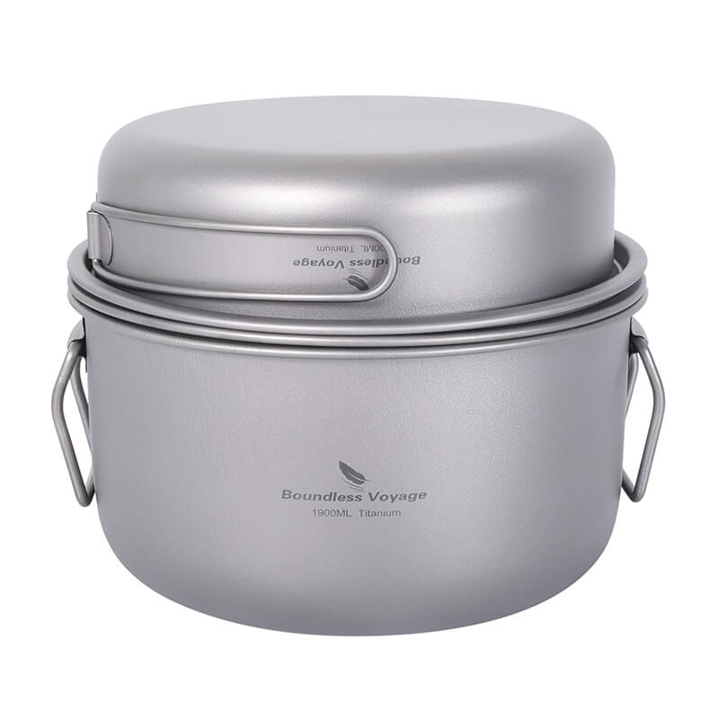 Cook for a crowd with the large capacity of Boundless Voyage Titanium Pot
