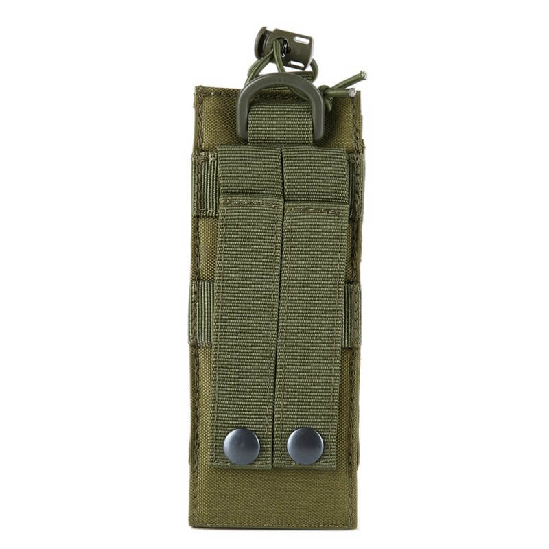 Nylon water bottle holder with adjustable strap for a secure fit