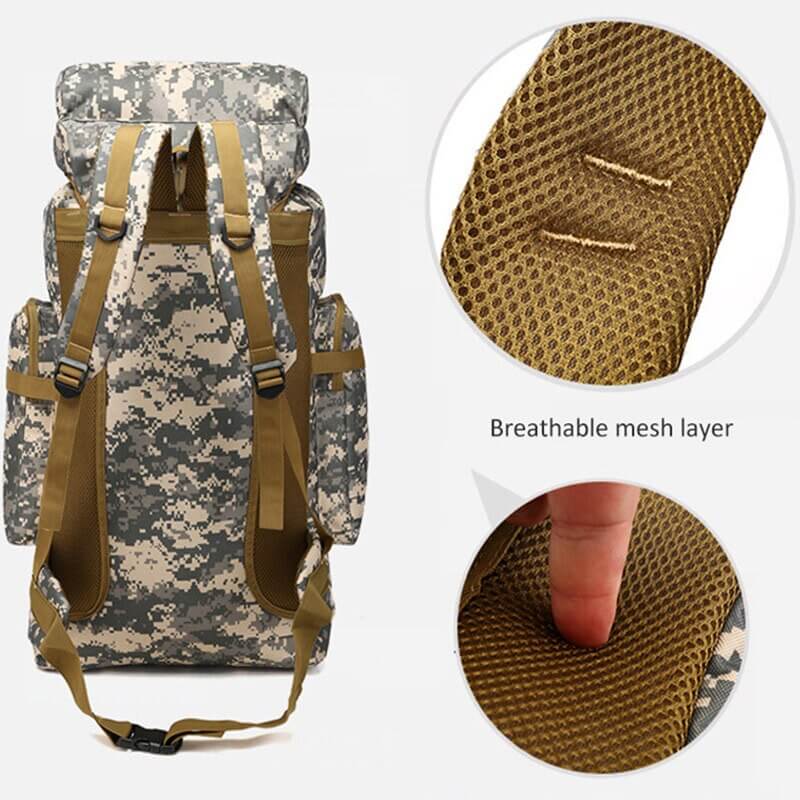 Voyager 80L backpack in different color options