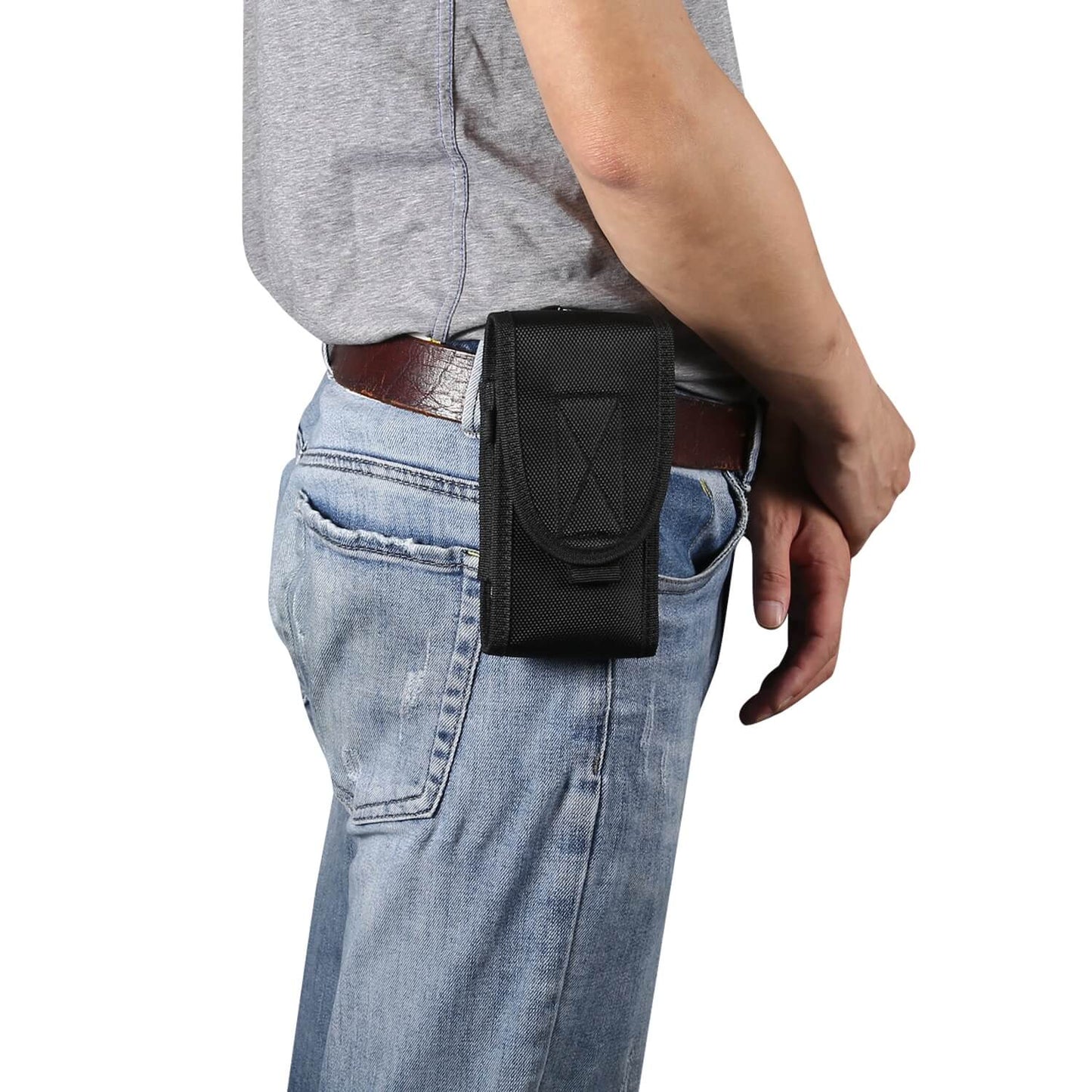 Military-style steel button for secure closure