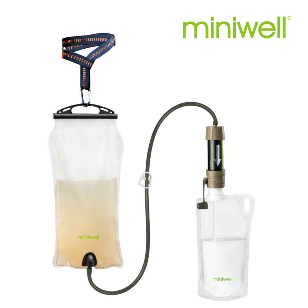 Portable water filter for outdoor adventures
