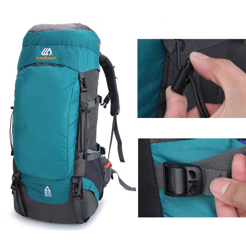 Trailblazer 65L backpack in use on a camping trip