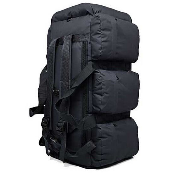 Adjustable straps for a comfortable fit on Tactical 90L backpack