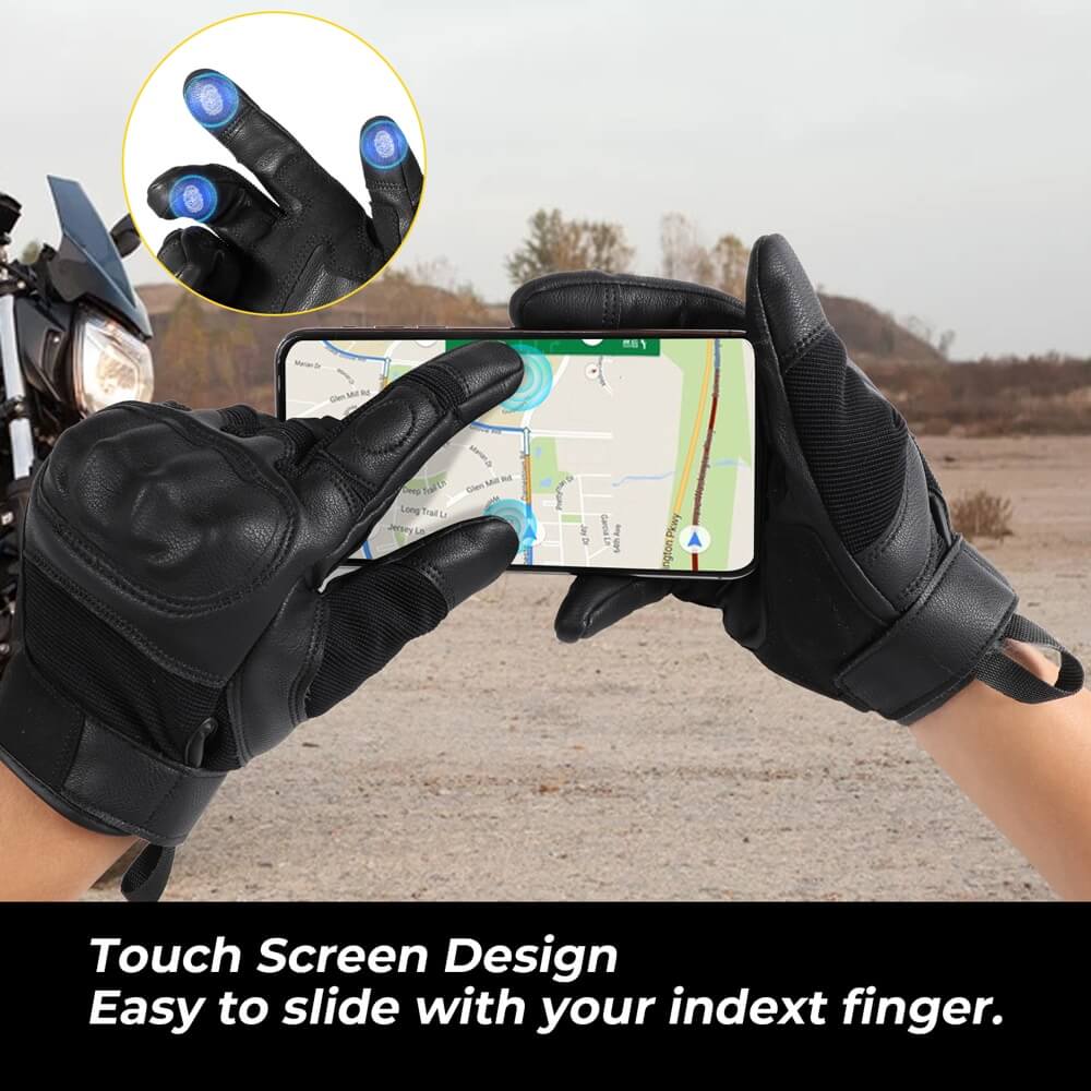 Touch screen compatible tactical gloves for use with devices