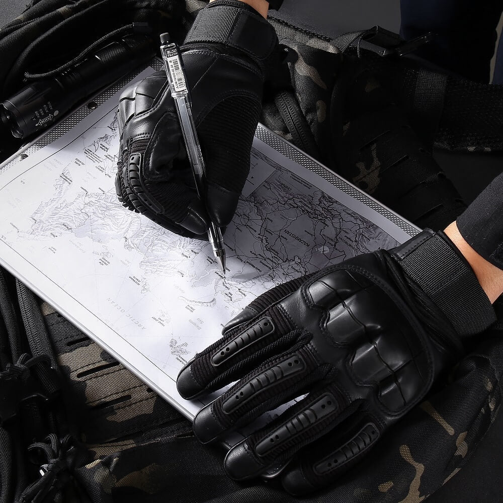 Stay protected and connected with our tactical gloves