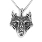 Artistic representation of the Fenris Wolf pendant worn outdoors, capturing the connection between the legendary Norse wolf and nature