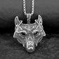 Dynamic image of the Fenris Wolf necklace laid out with Viking-themed accessories, enhancing its historical and cultural significance in Norse lore.