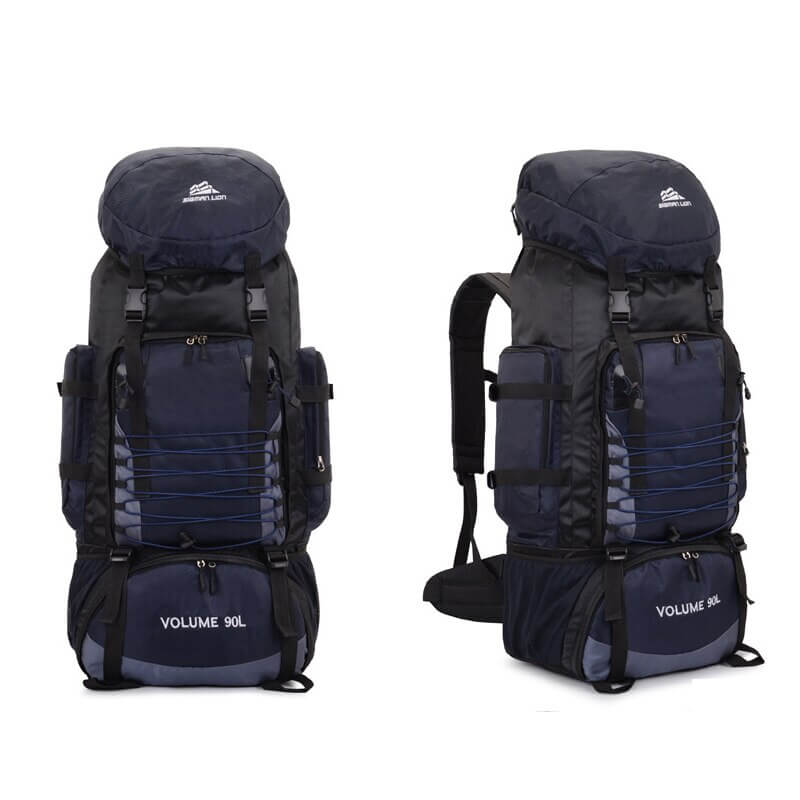 Multiple pockets for organization on Voyager 90L backpack