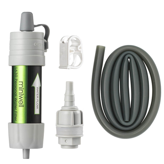 Durable and reliable water filter for camping, traveling, and emergencies