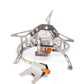 Anti-slip stand for stability with windproof gas burner
