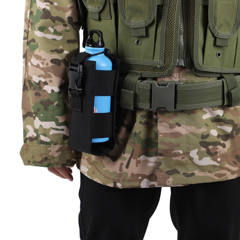 Easy access water bottle holster for running and other sports