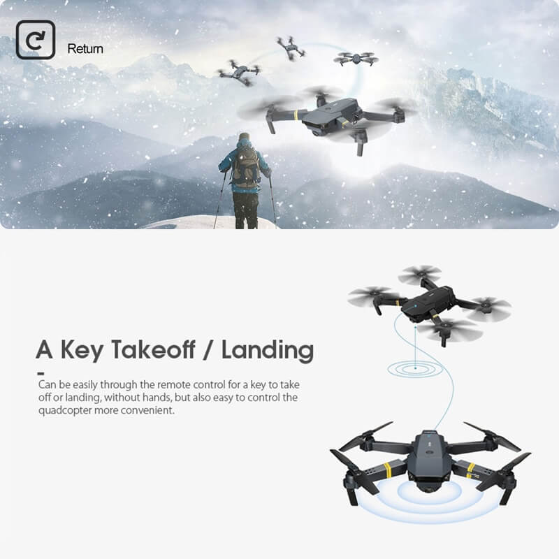 Easy to use quadcopter drone, perfect for amateur and professional videographers