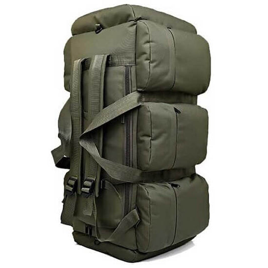 Multiple pockets for organization on Tactical 90L backpack