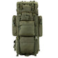 Tactical 70L: Military Denim Camping Backpack with Cooling and Comfort Features