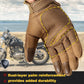 Leather Tactical Gloves, perfect for military combat, airsoft, driving, and cycling