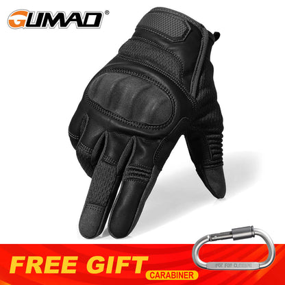Full finger design for complete coverage and protection in Leather Tactical Gloves