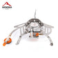 Stainless steel windproof gas burner