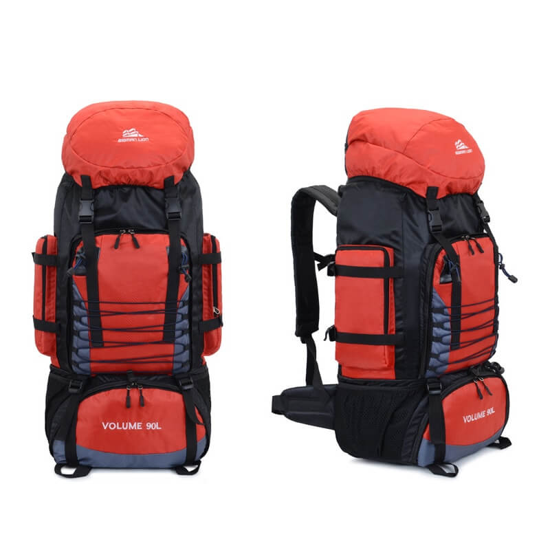 Durable construction of Voyager 90L backpack